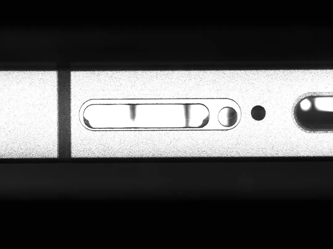 Smartphone frame inspection with coaxial lighting - Captured by MV-XGC6500GM 65MP industrial camera Smartphone frame inspection with coaxial lighting - Captured by MV-XGC6500GM 65MP industrial camera
